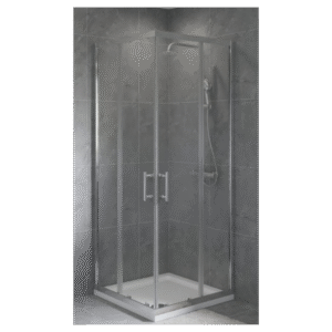 Tuš kabina sa kaljenim staklom hrom profil