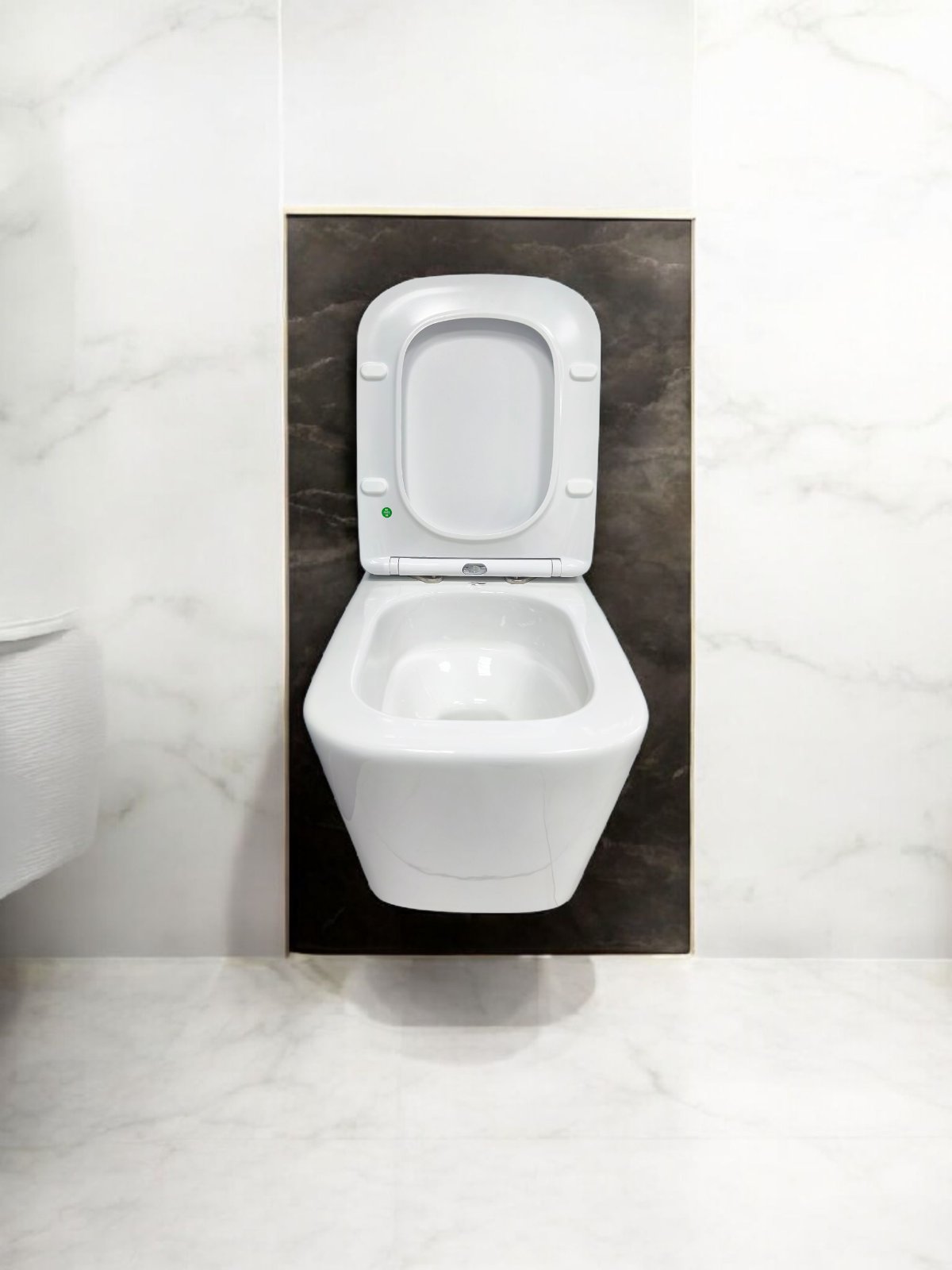 WC šolja tornado konzolna kockasta bijela